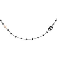 Collana Morellato Uomo in Acciaio Cristallo SANF15